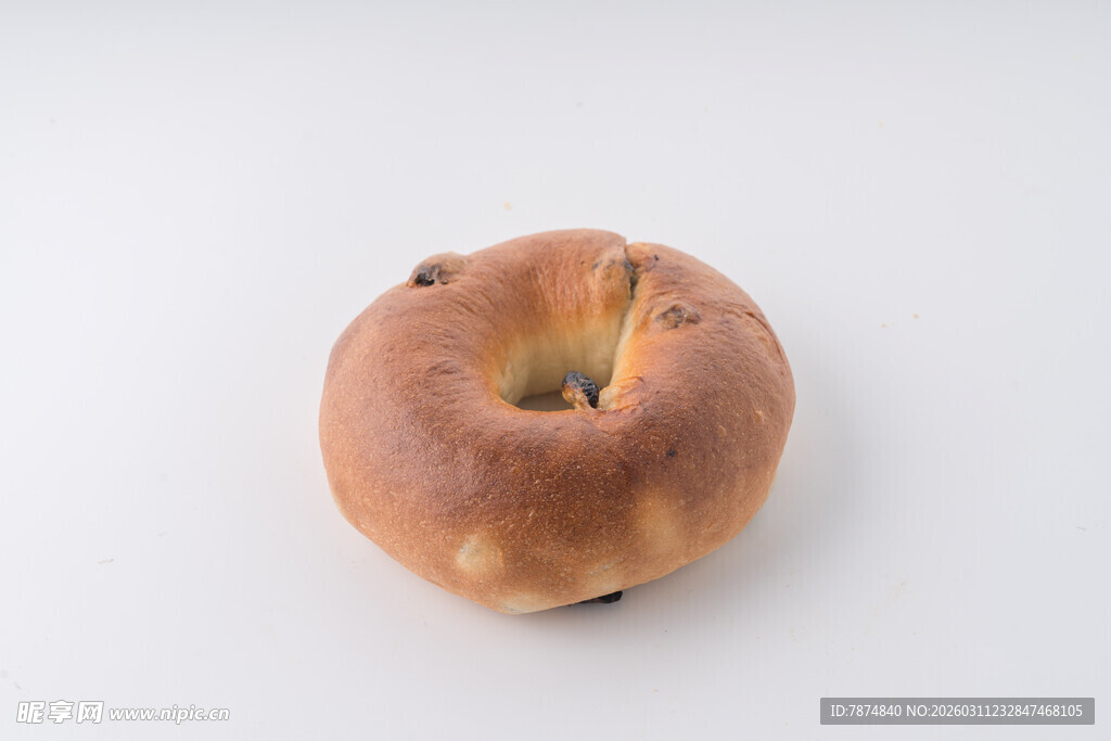 美味葡萄干贝果