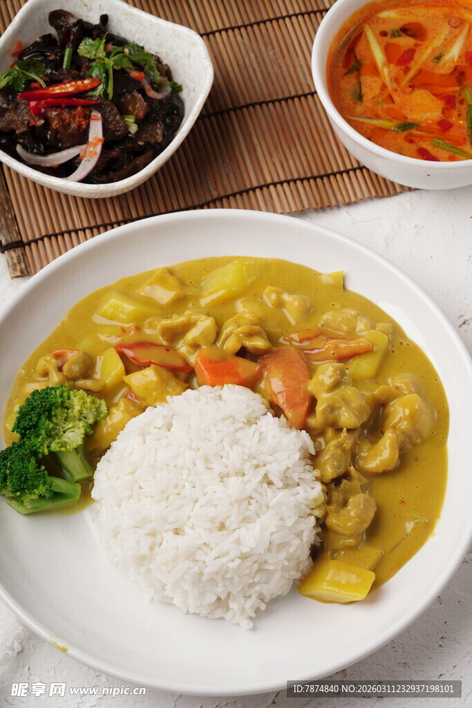 美味咖喱饭套餐