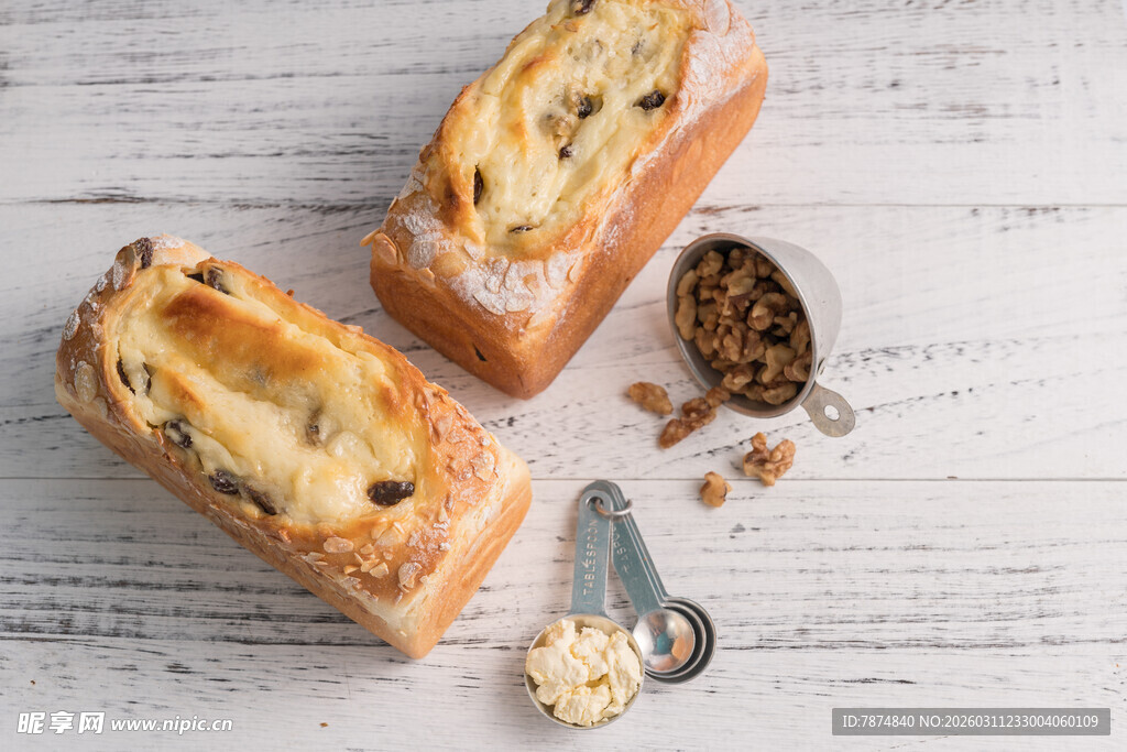 美味果仁磅蛋糕展示