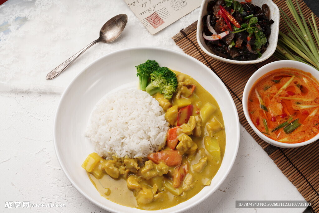 美味咖喱饭套餐