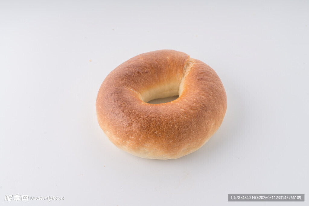 美味贝果面包特写