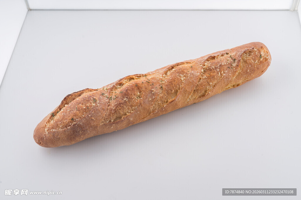 法式长棍面包特写