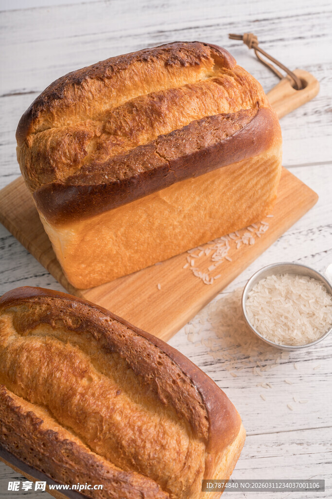 美味自制面包展示