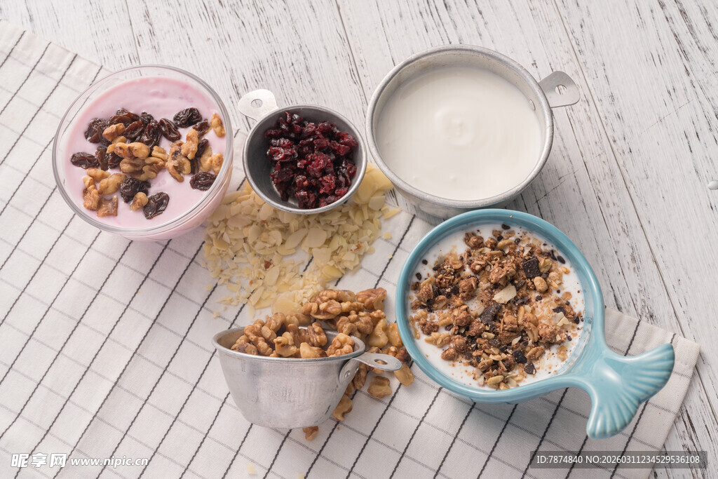 美味谷物早餐组合