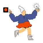 创意迸发的奔跑者