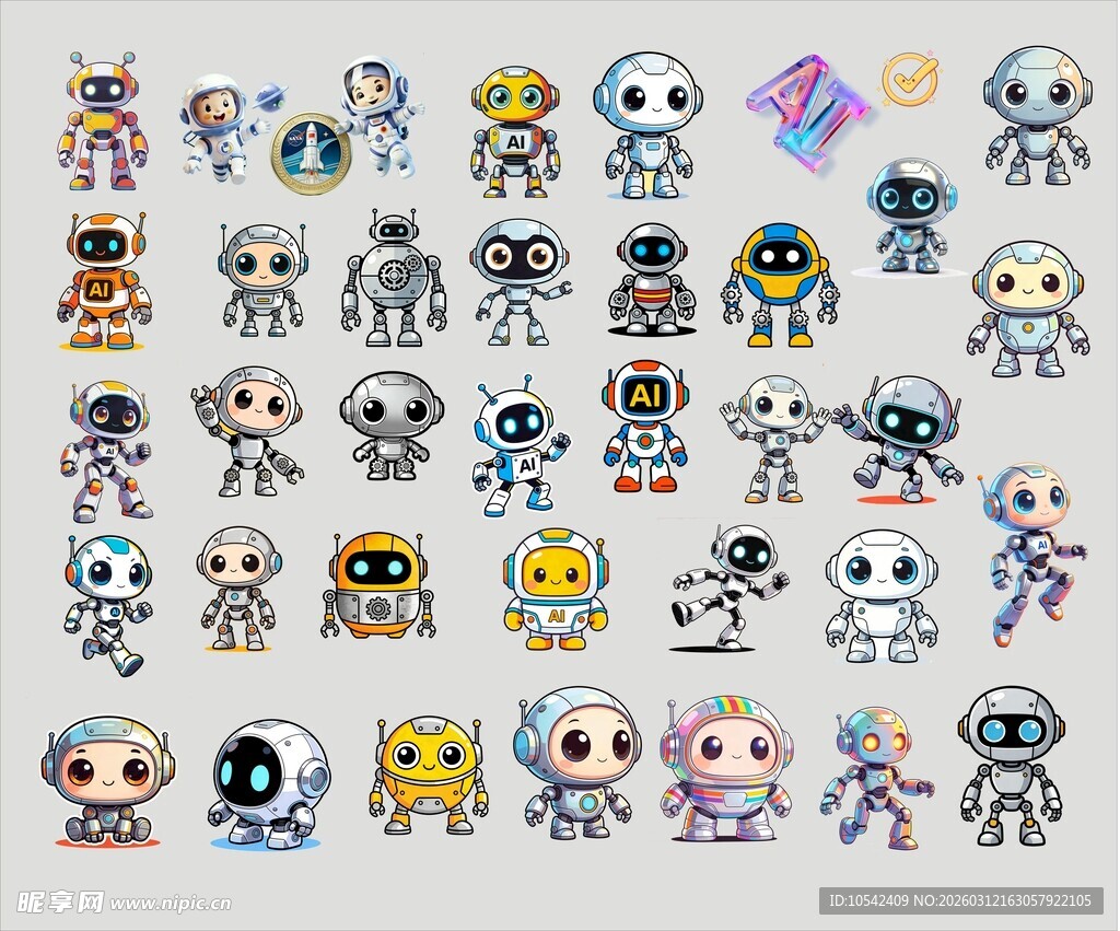 卡通机器人