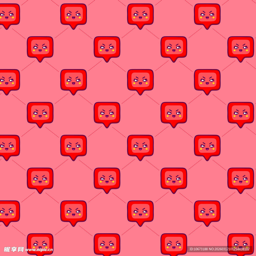 可爱元素图案背景