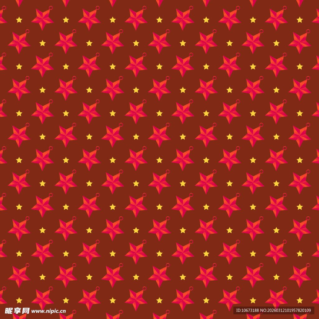 五角星图案背景