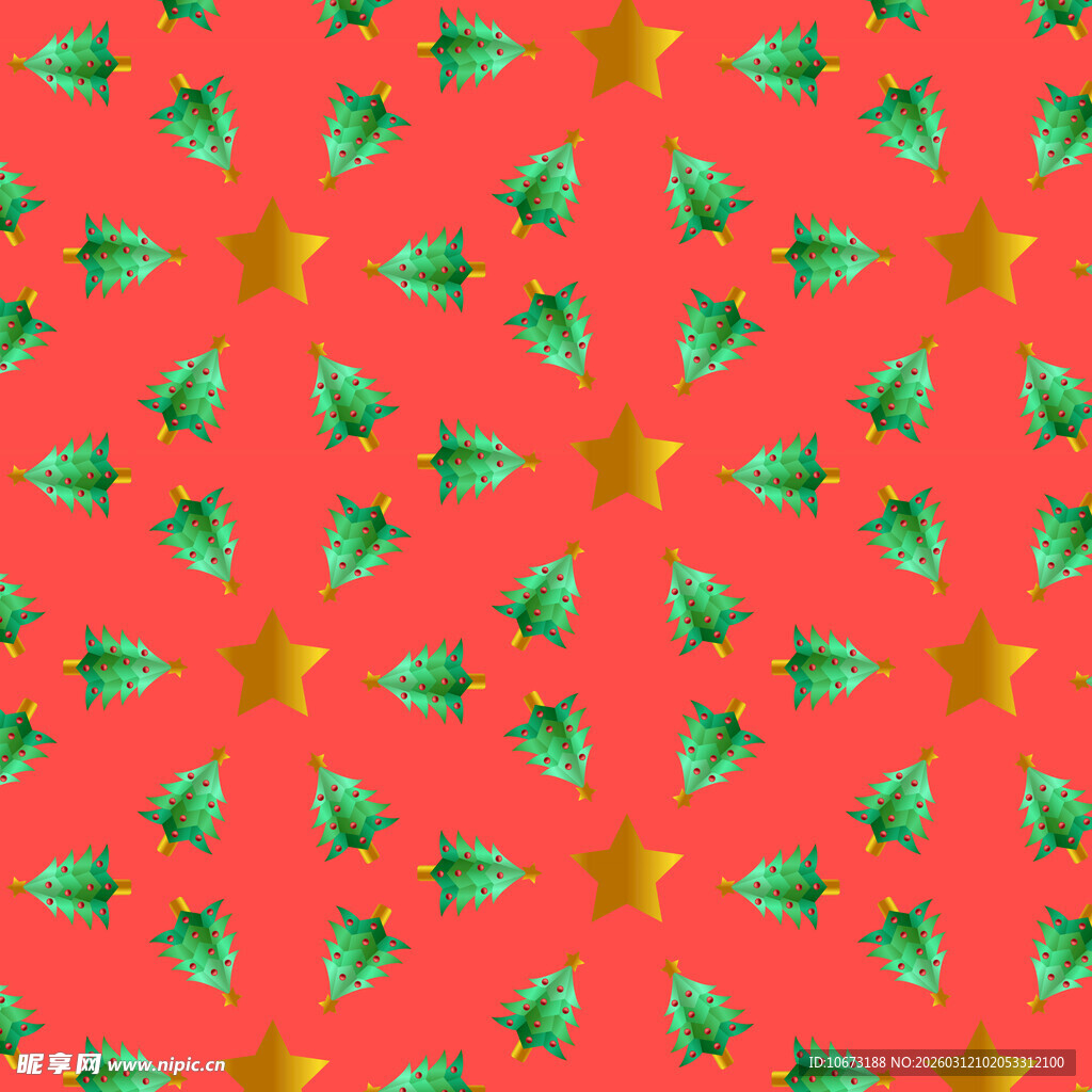 圣诞树图案背景