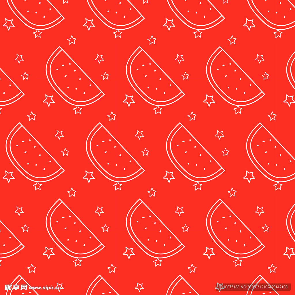 西瓜轮廓图案背景