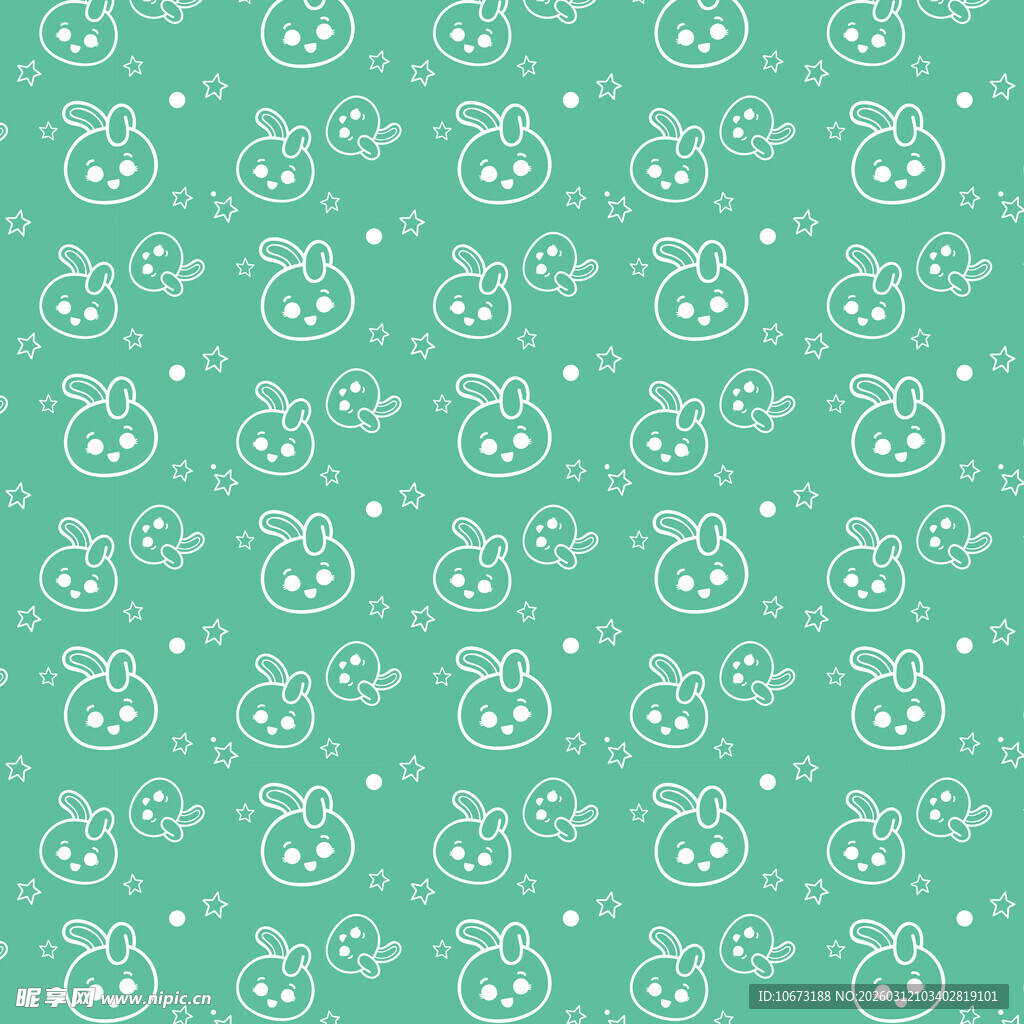 兔子图案背景