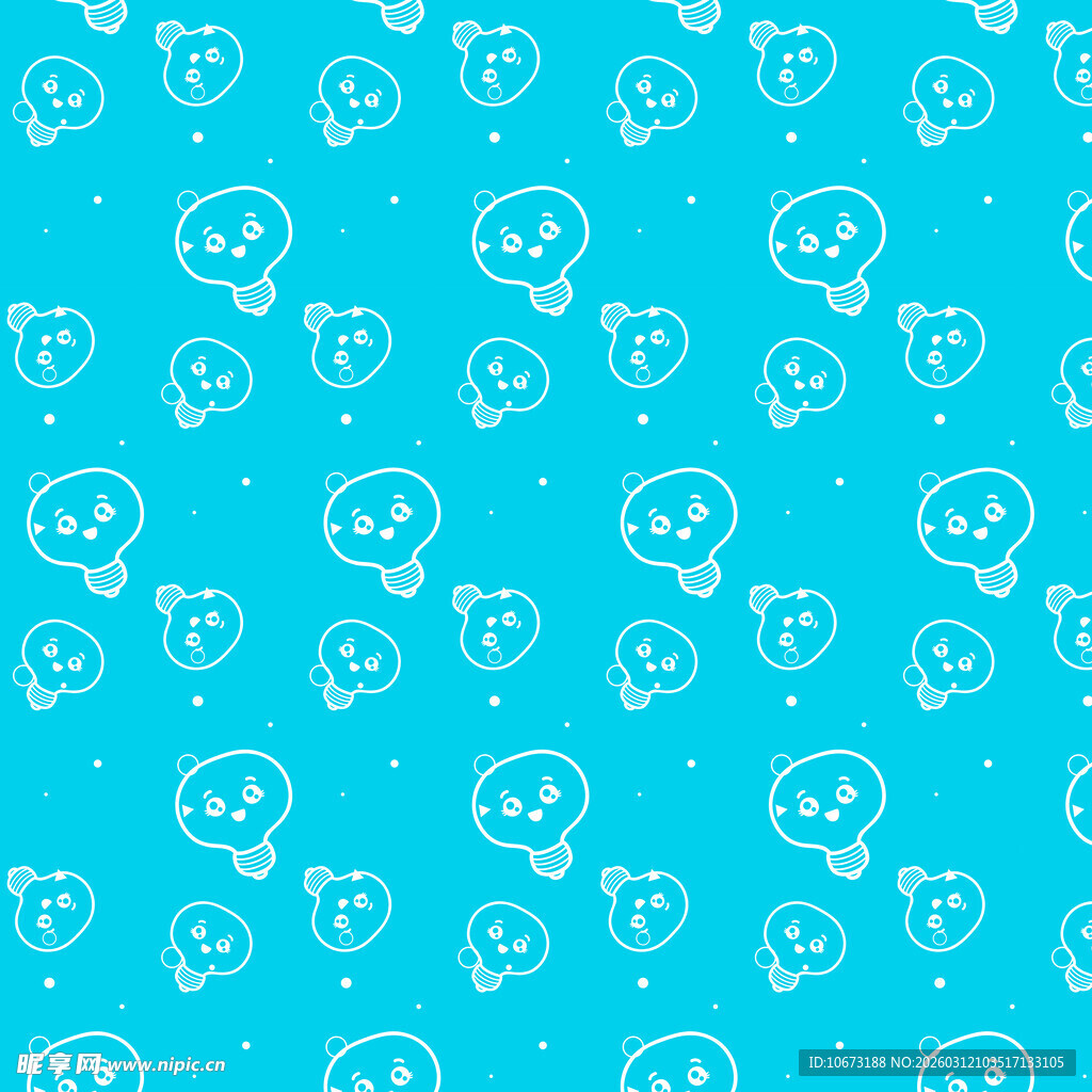 灯泡图案背景