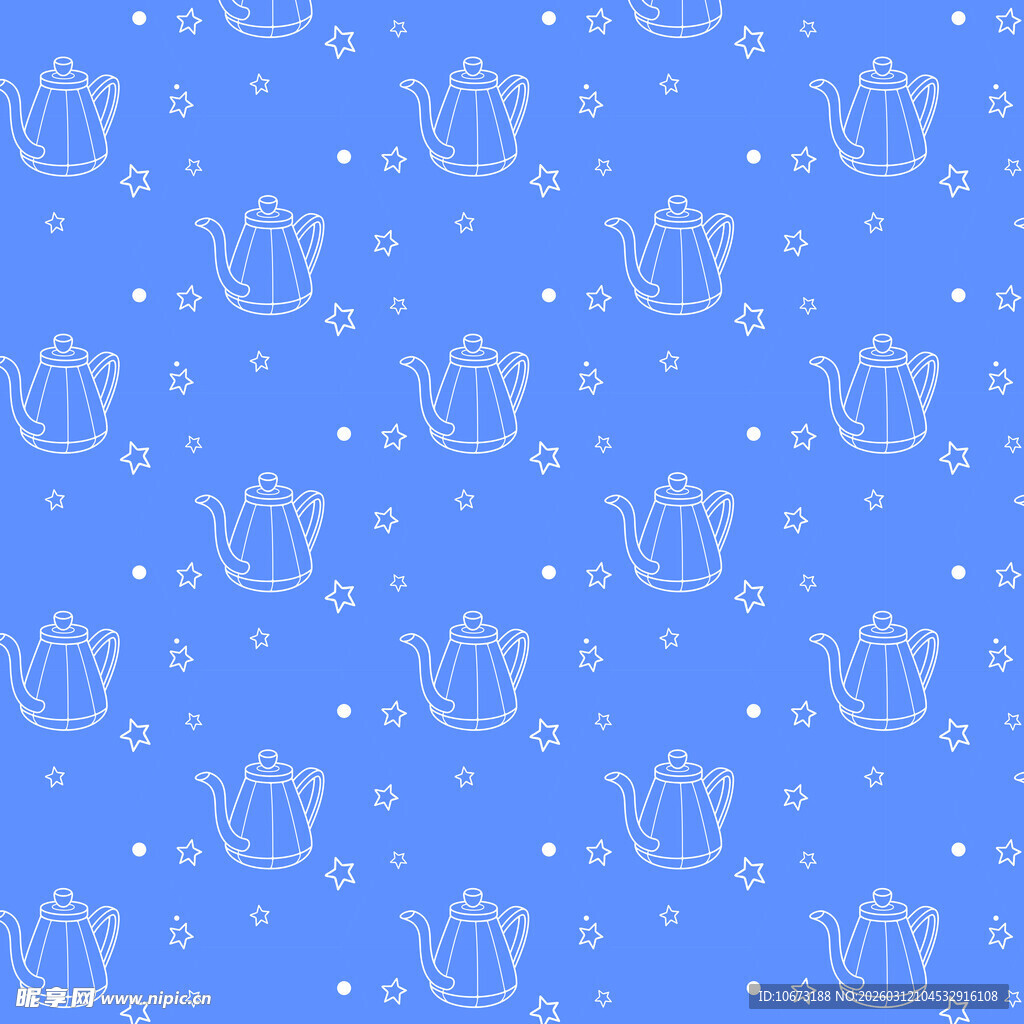 水壶图案背景