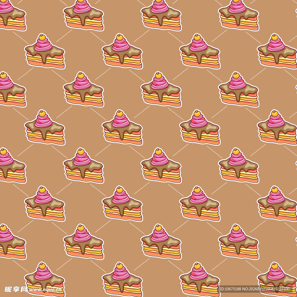 蛋糕图案背景