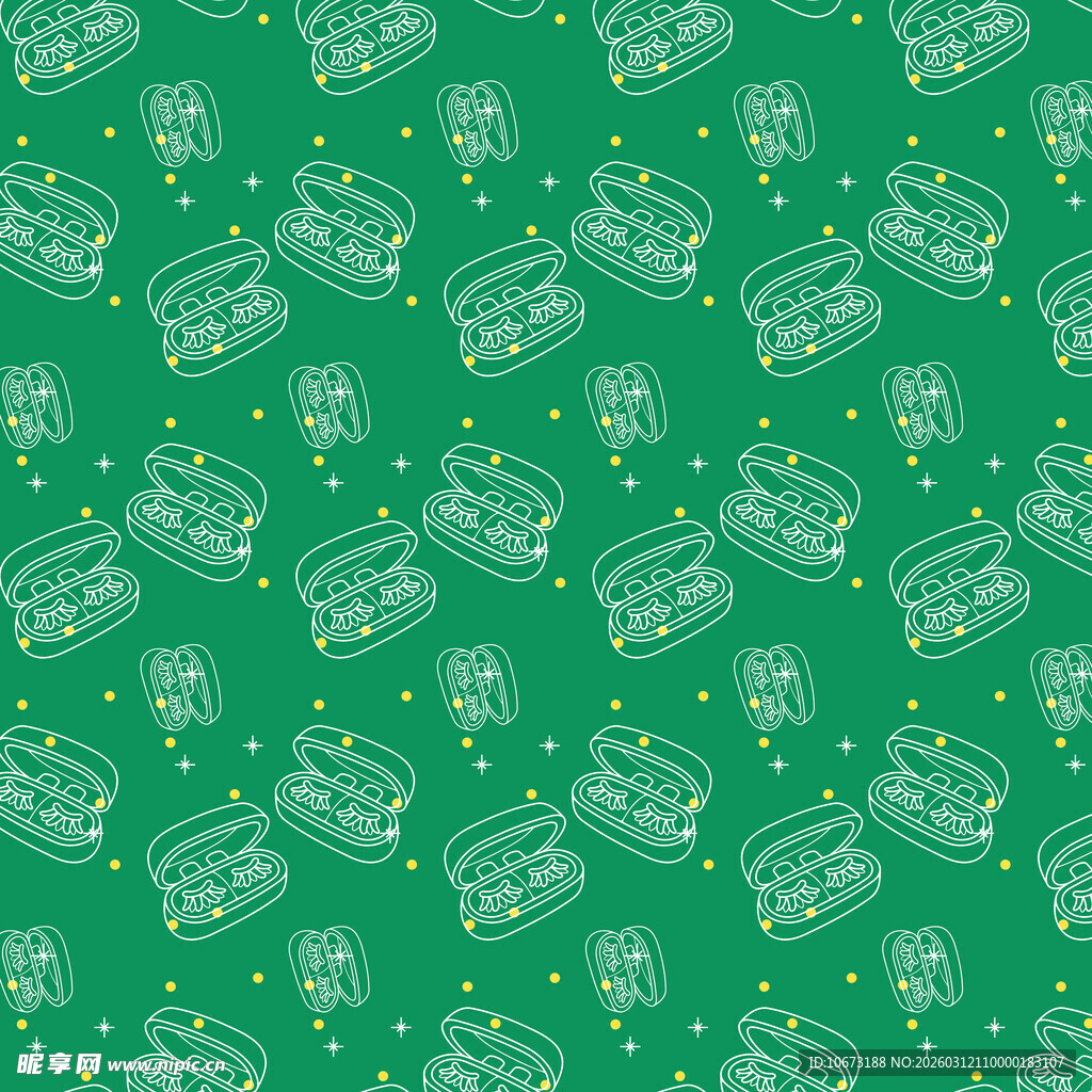 假睫毛图案背景