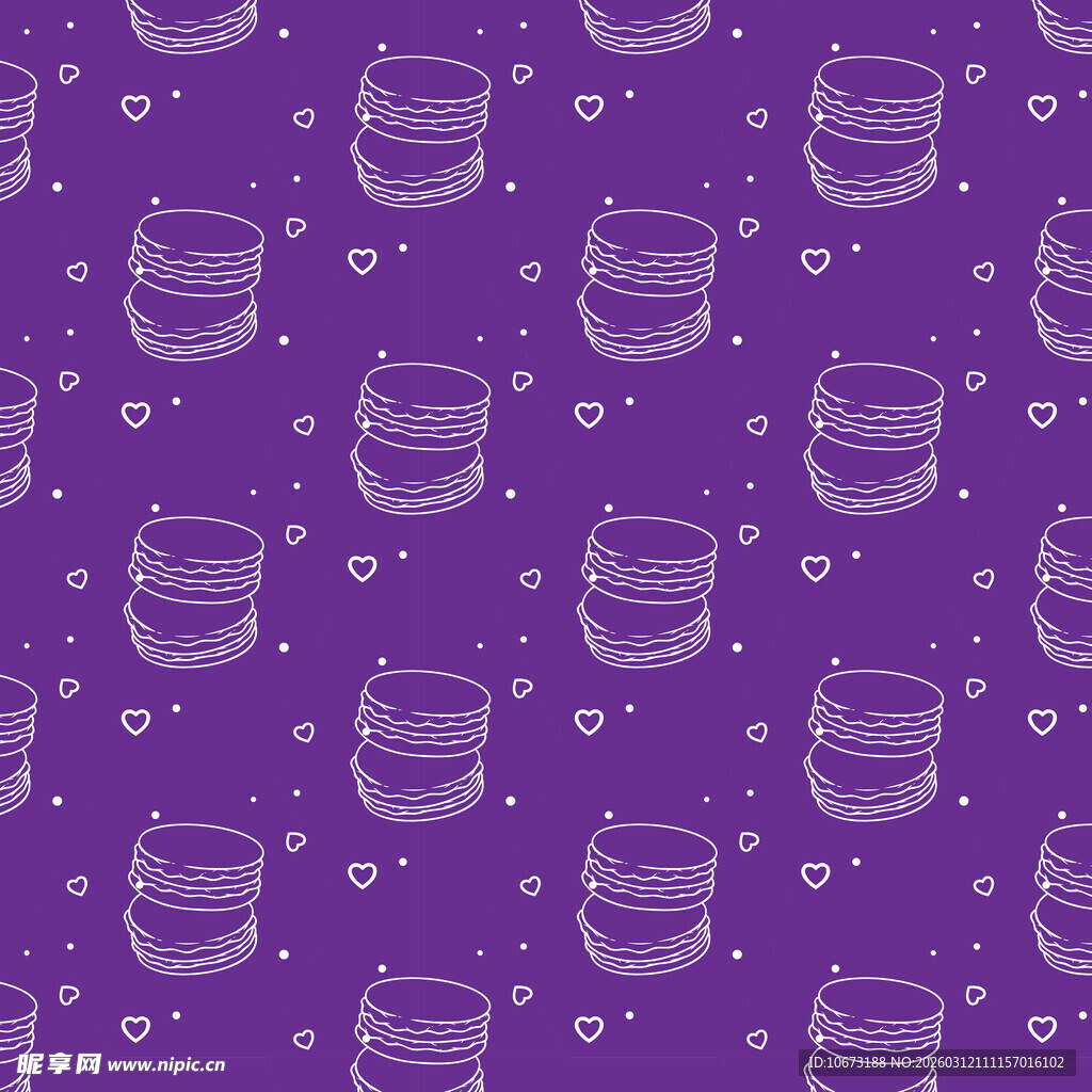 马卡龙图案背景