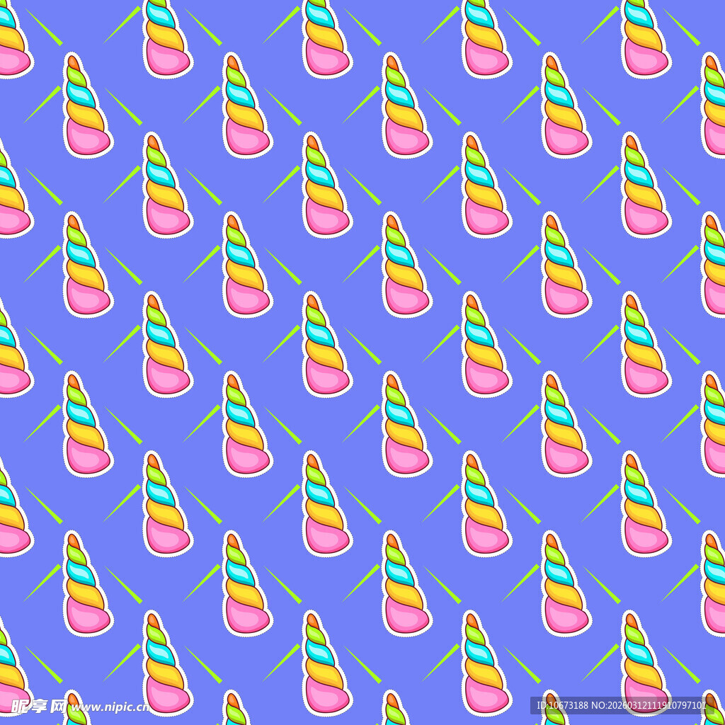 彩色甜品图案背景