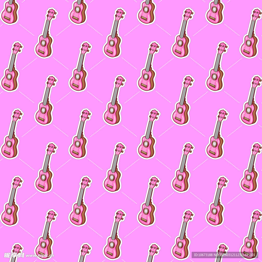 吉他图案背景