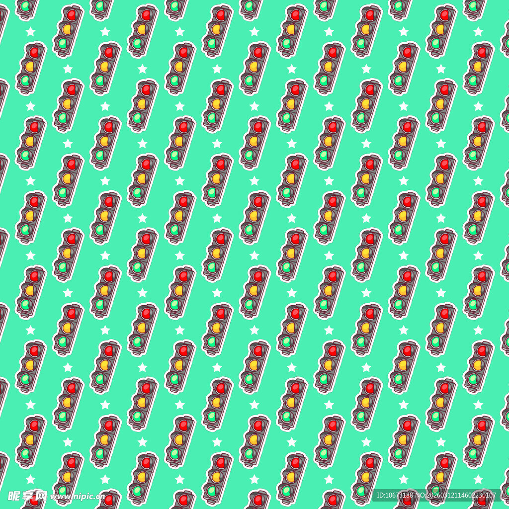 红路灯图案背景