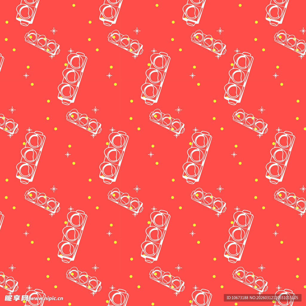 红路灯图案背景