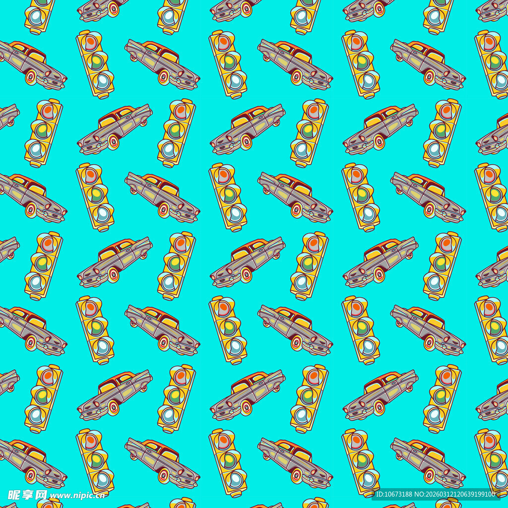 交通相关图案背景