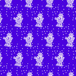 机器人图案背景