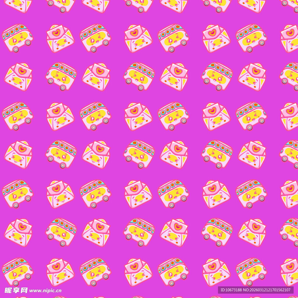 可爱元素图案背景