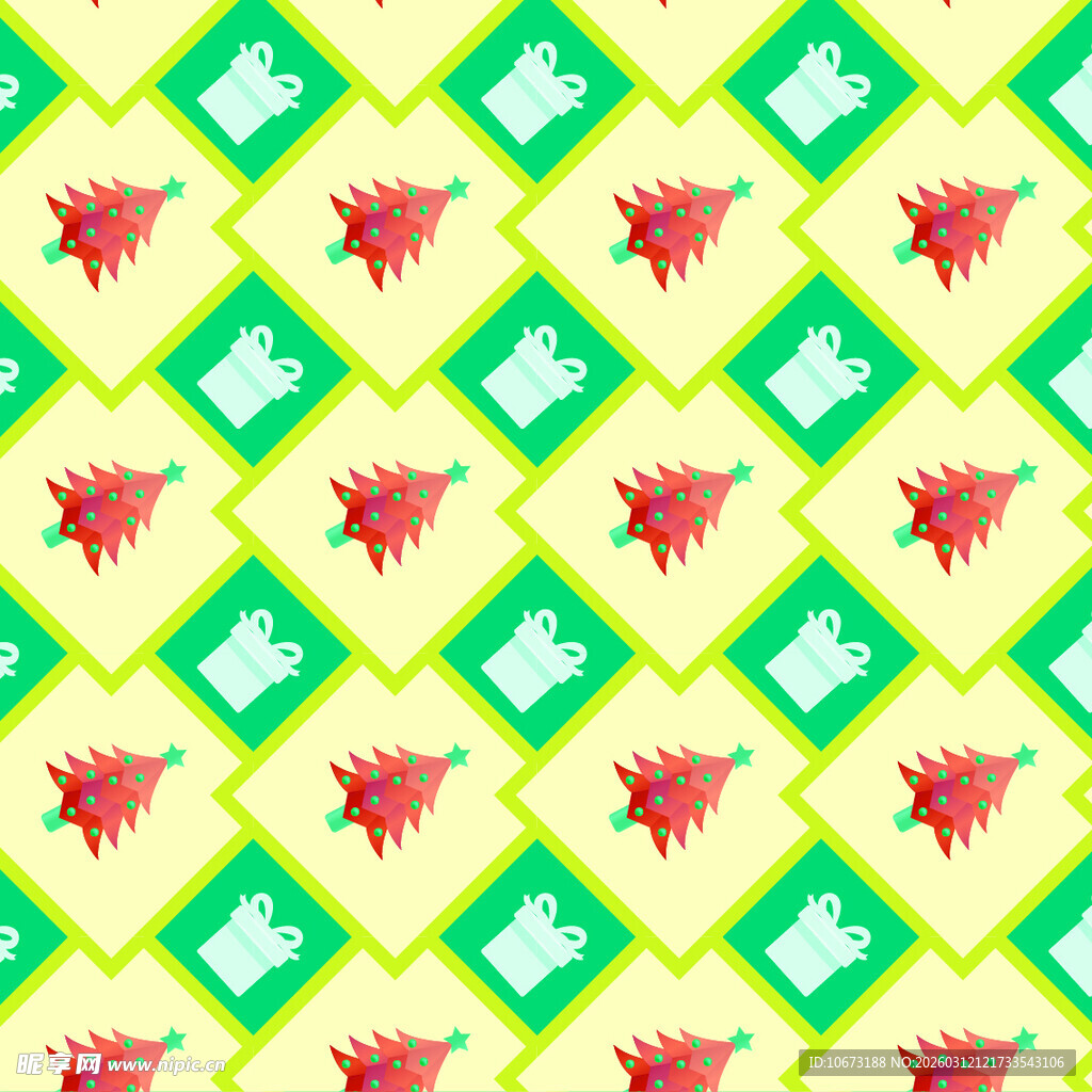 圣诞树图案背景