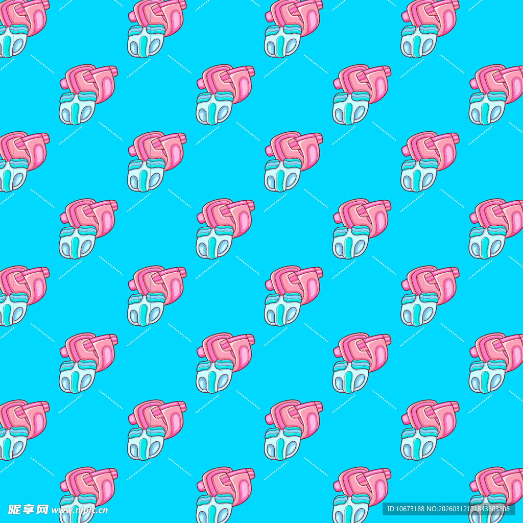 婴儿用品图案背景