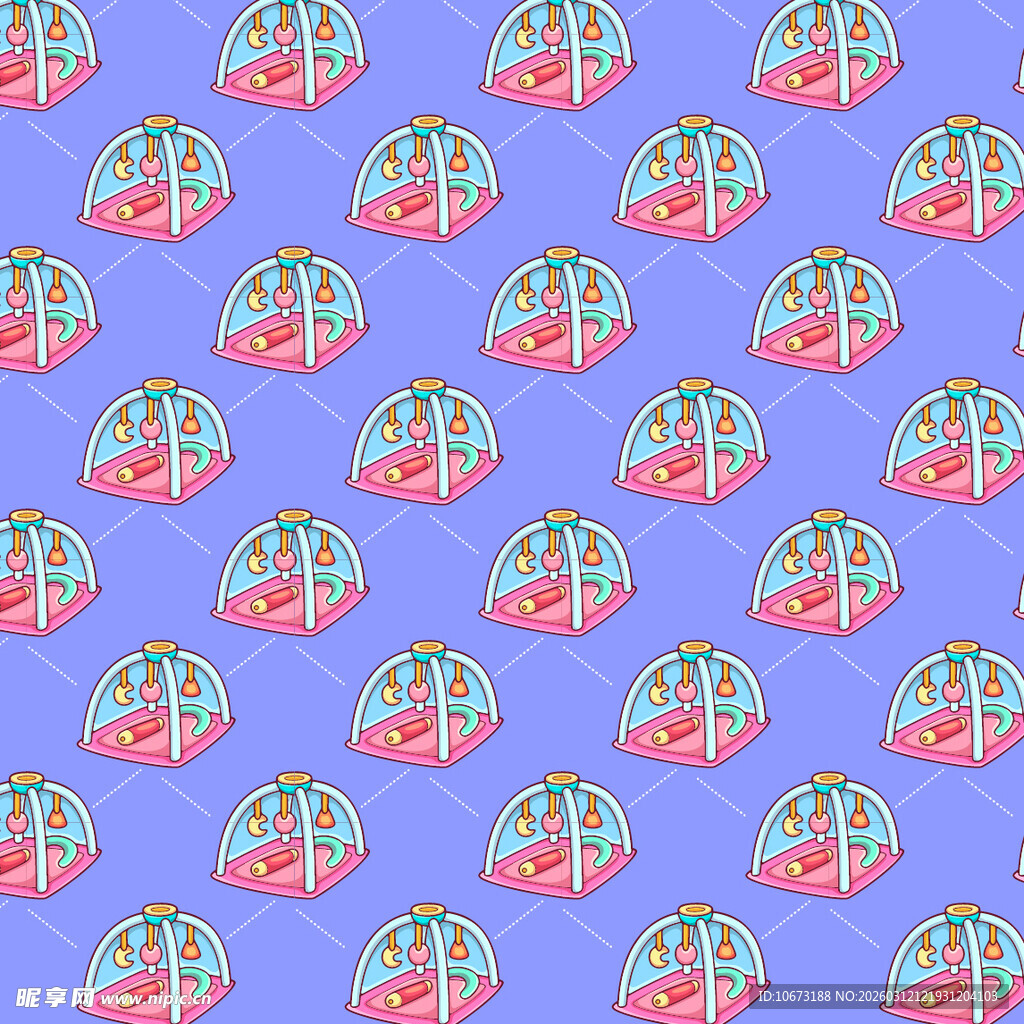 婴儿玩具图案背景