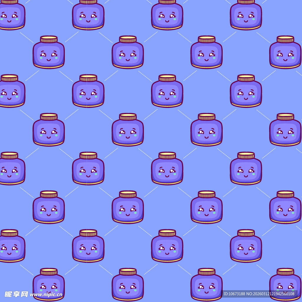 墨水瓶图案背景