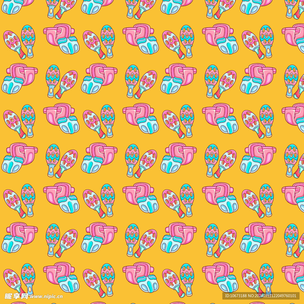 婴儿用品图案背景