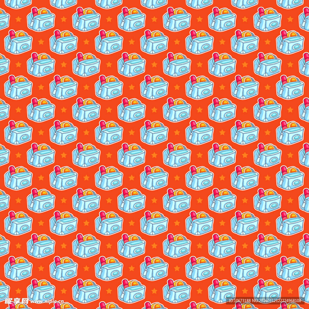 化妆用品图案背景