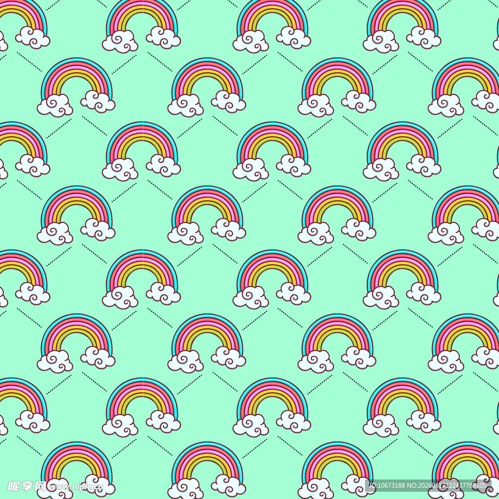 彩虹图案背景