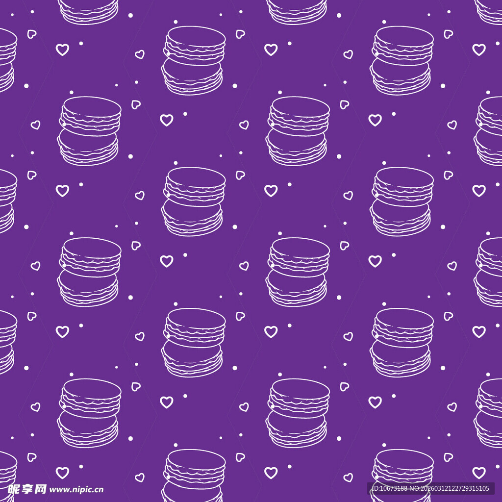 马卡龙图案背景