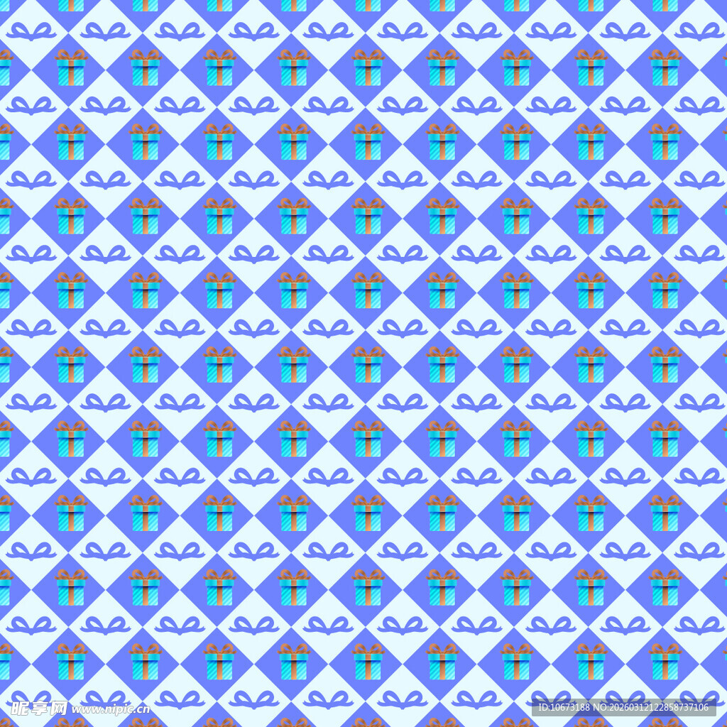 礼盒图案背景