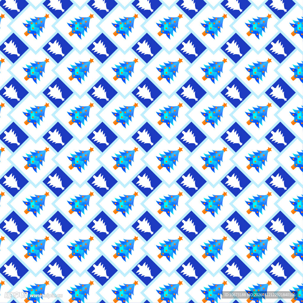 圣诞树图案背景