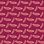 红色辣椒图案无缝背景