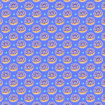 蓝色底面包图案无缝背景