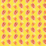 黄色背景汉堡图案纹理