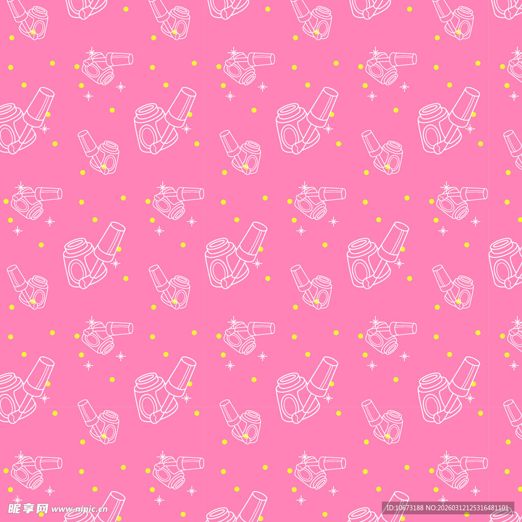 粉色爱心图案背景纹理