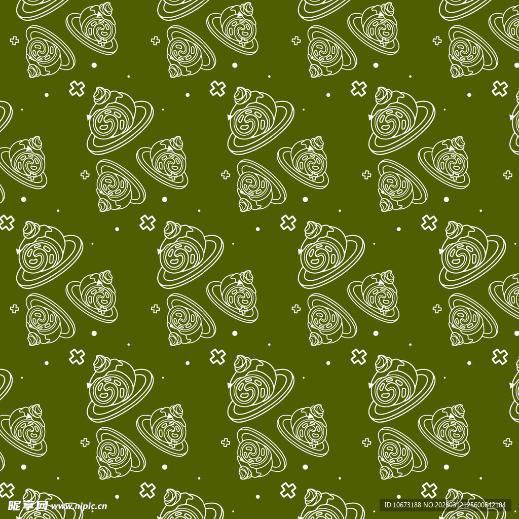 绿色简约几何图案背景