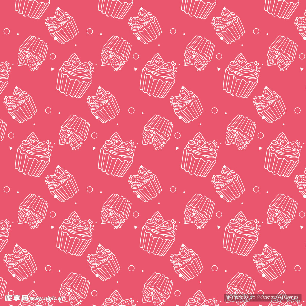 粉色蛋糕图案背景纹理