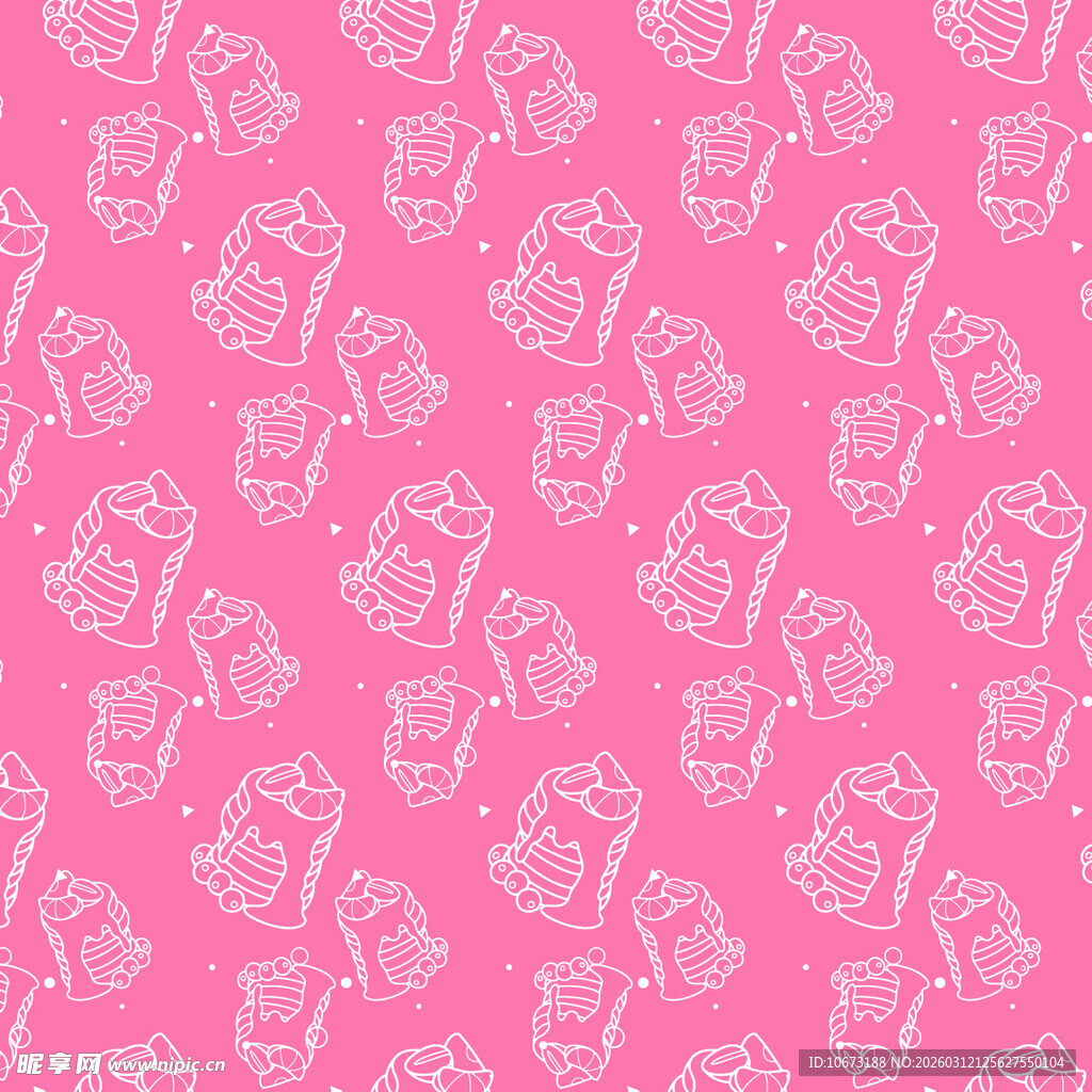 粉色相机图案花卉背景图