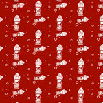 红色背景火箭图案纹理