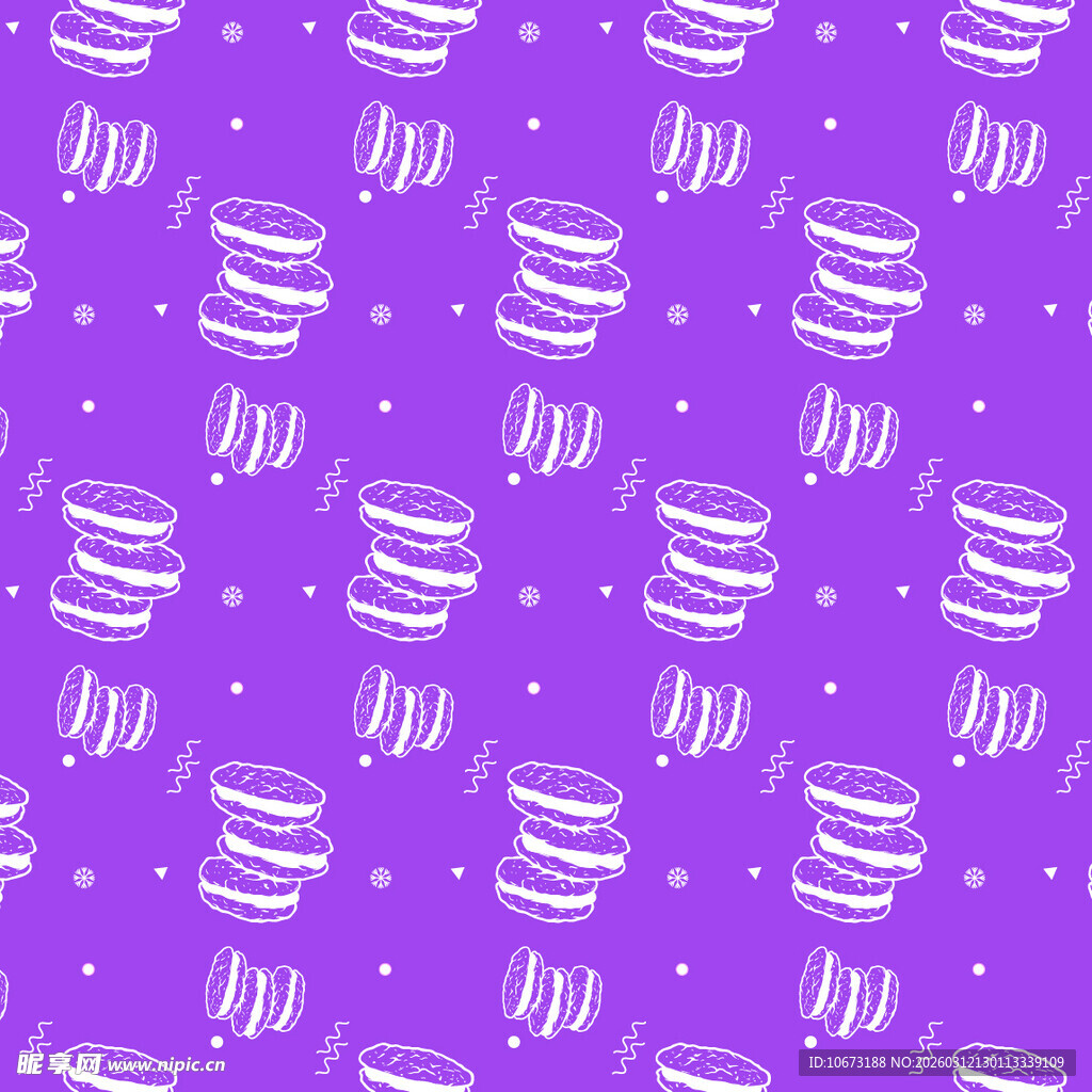 紫色蛋糕图案背景纹理