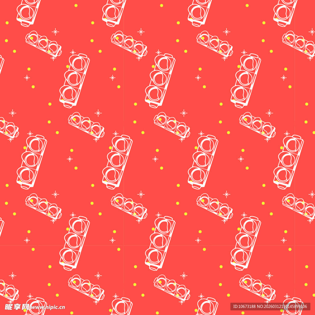 红色糖果图案背景纹理