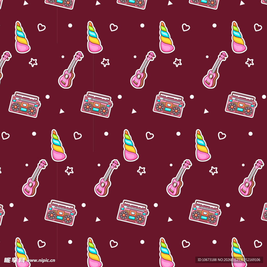 多彩糖果图案背景纹理