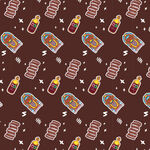 复古糖果图案背景