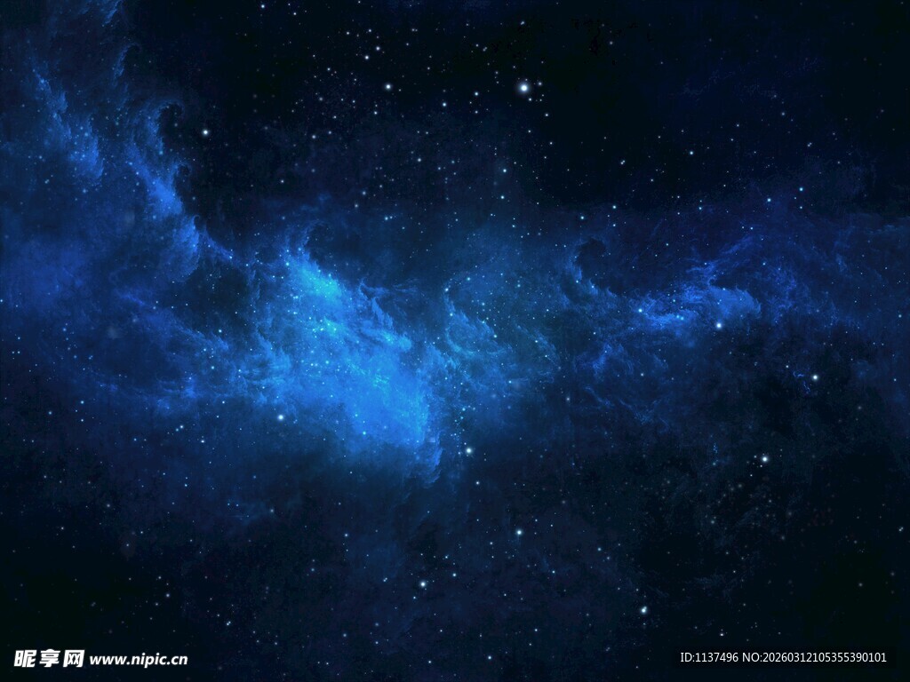 梦幻深邃的宇宙星空景象